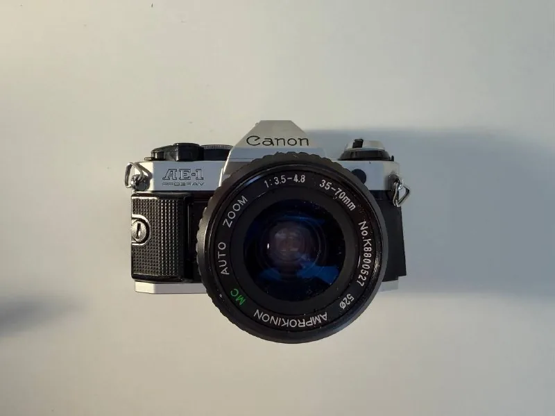 Canon AE-1 Program, Olympus Mju II камеры с аксессуарами 1