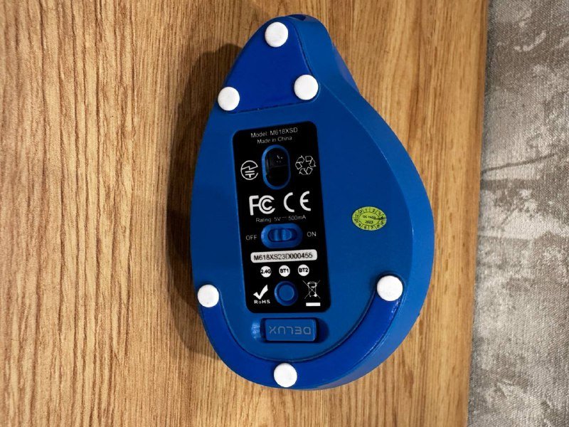 Микрофон, клавиатура, вертикальная мышь Delux M618XSD 6