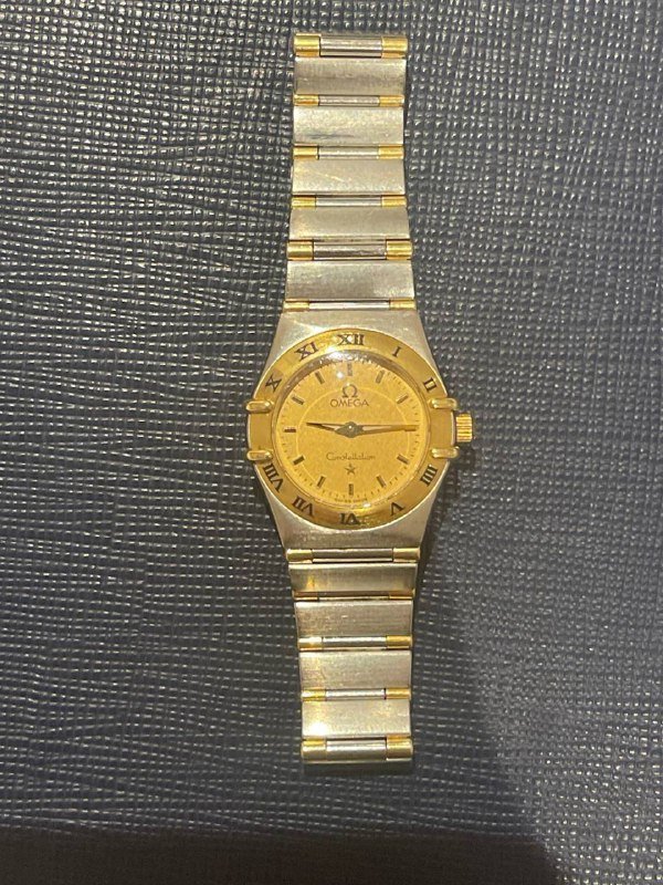 Женские часы Omega Constellation 22.5mm золото 2