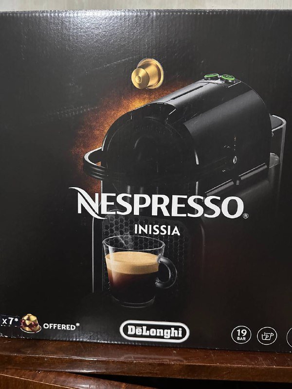 Капсульная кофемашина DeLonghi Nespresso INISSIA Black 2