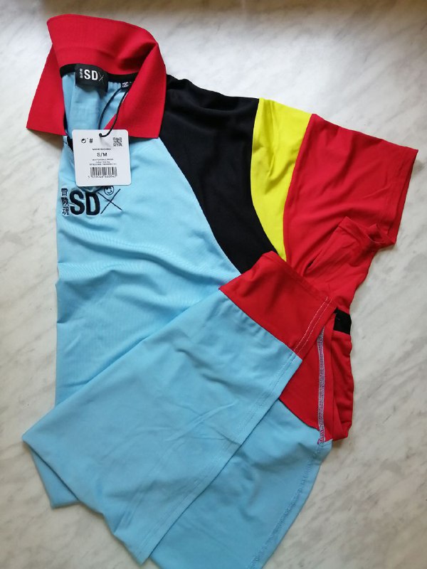 Платье спортивного кроя Superdry голубое S M 5