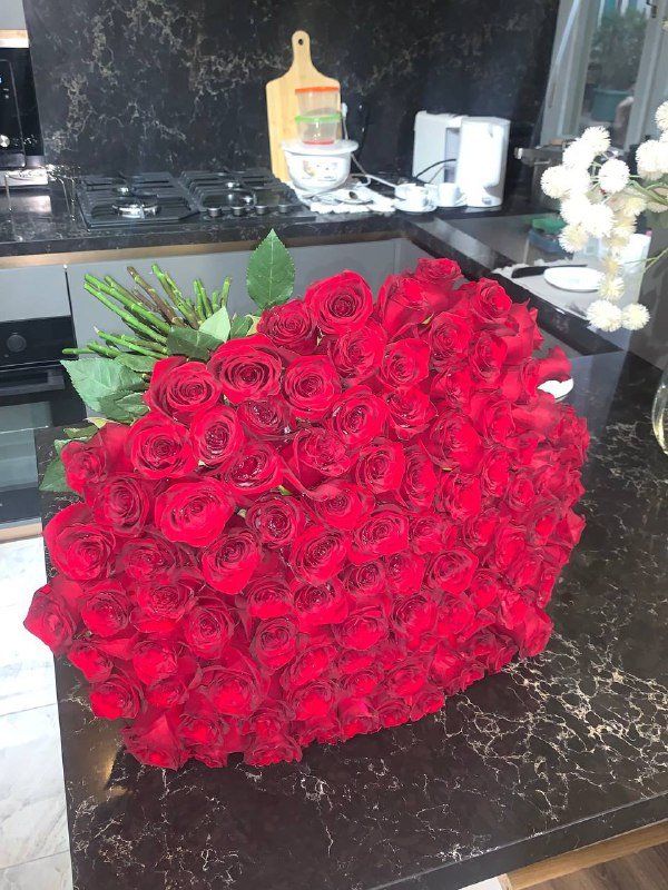 100 свежих роз 2