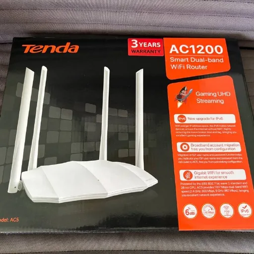 Новый Wi-Fi роутер Tenda AC5 AC1200