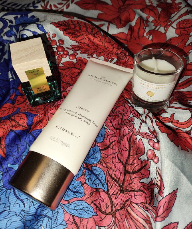 Набор the rituals свеча, пенка, парфюм