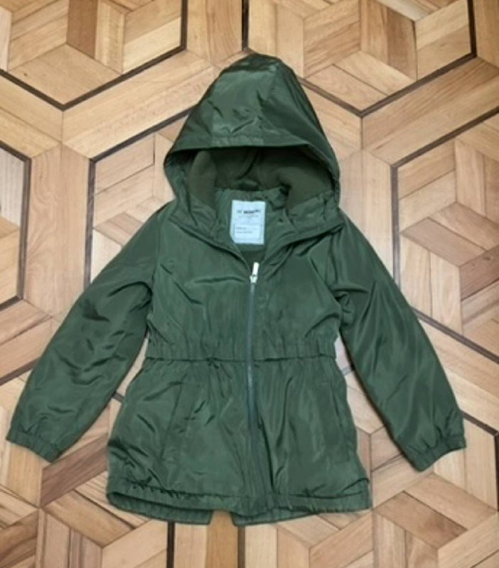 Утепленная парка на флисе для детей 6-7 лет