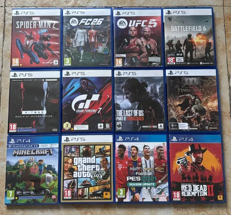 PlayStation 4 и PlayStation 5 игры