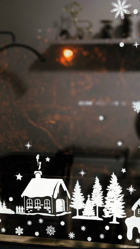 Новогодние наклейки, стикеры, аппликация, декор 7