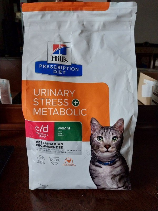 Корм Hills c/d Urinary Stress Metabolic для кошек 1,5 кг