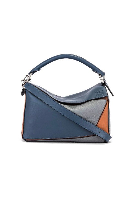 Loewe Puzzle Small Tricolor Navy Calfskin сумка