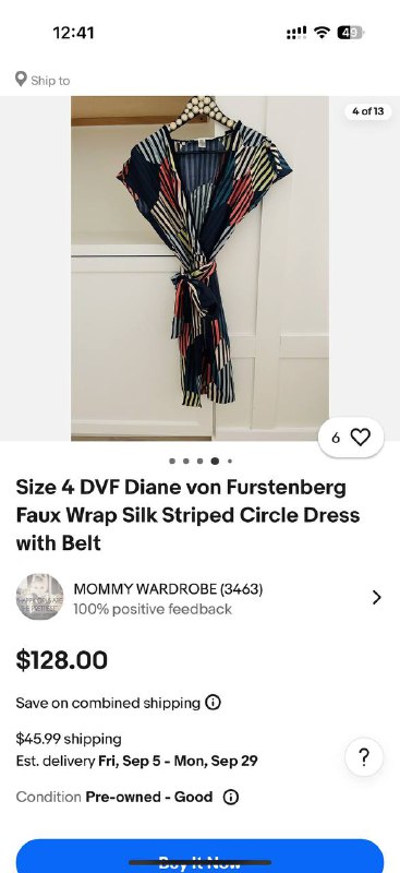 Платье Diane von Furstenberg размер S 3