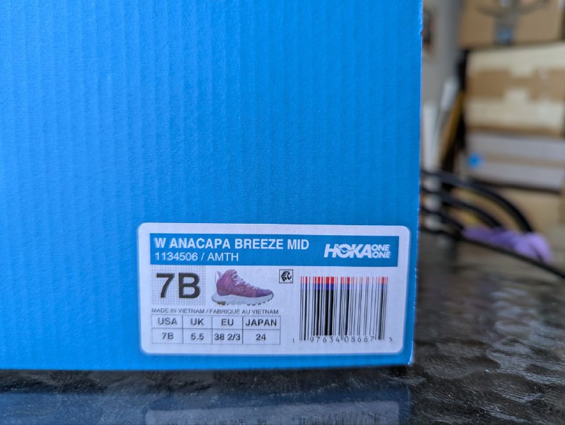 Кроссовки Hoka Anacapa Breeze Mid размер 38-39 6