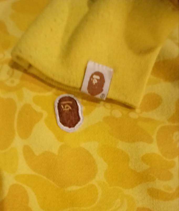 зипка Bape желтая 2