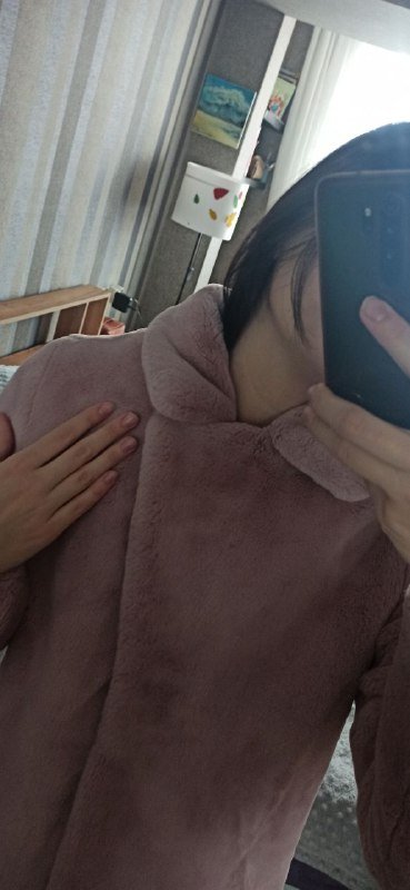 Шуба пыльно-розовая MONRO XS-M искусственный мех 10