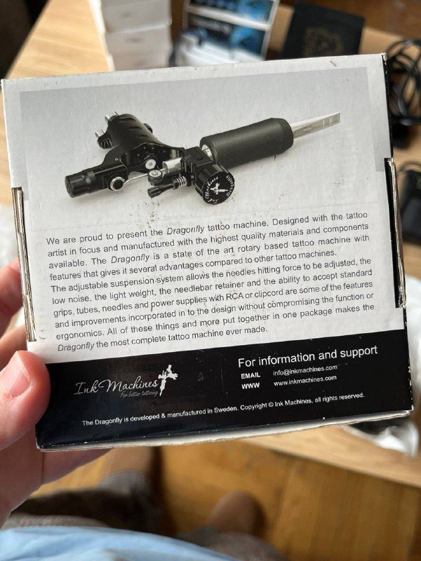 Dragonfly X2 роторная тату-машинка с оборудованием
