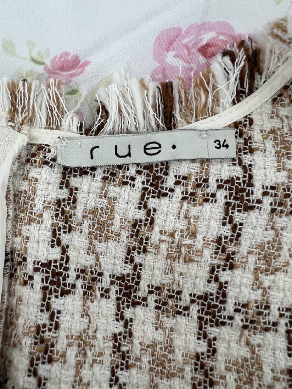 Твидовый жилетка и юбка Rue Италия 5