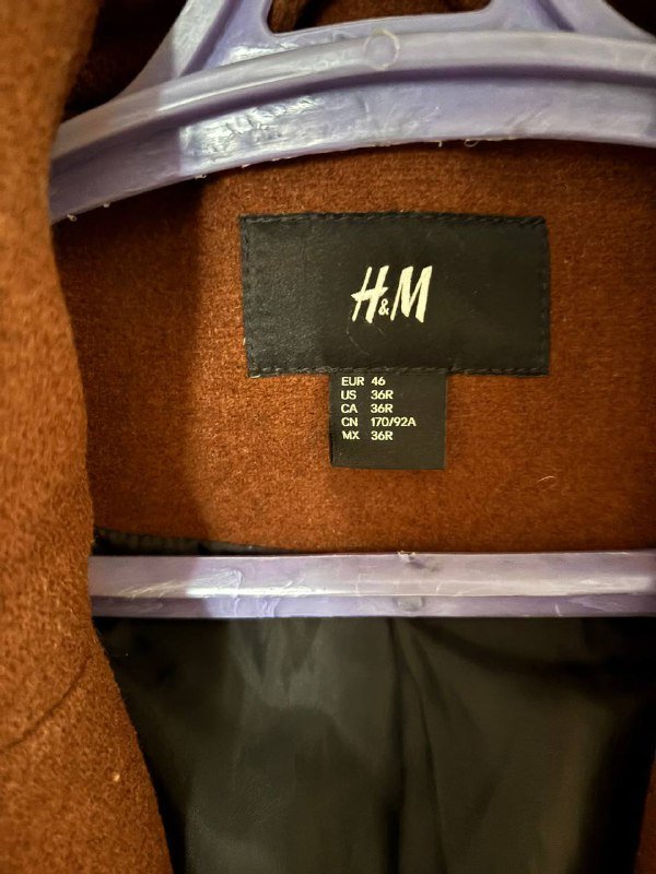 Пальто H&M мужское размер м-л 4