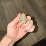 Серебряные кольца с муассанитами 2