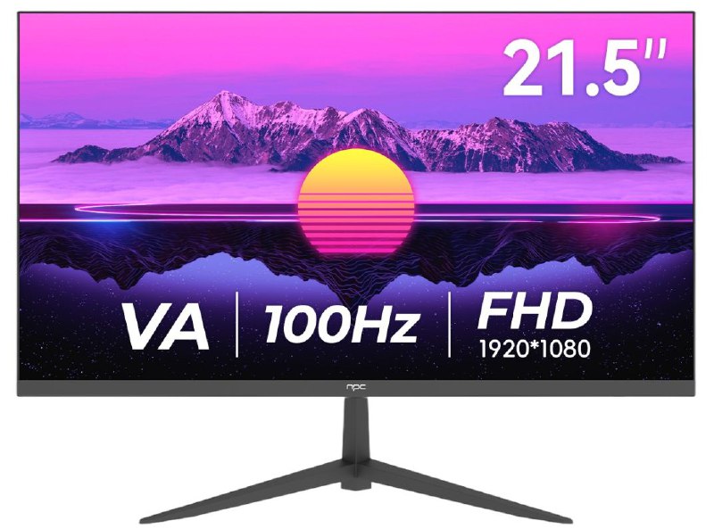 Монитор NPC 21,5 дюймов FHD 1080P 75 Гц