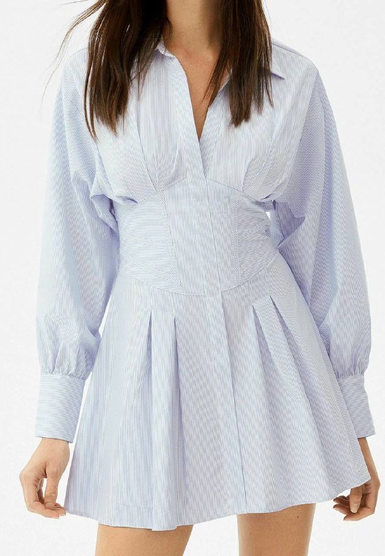 Платья размер S, голубое XS 4