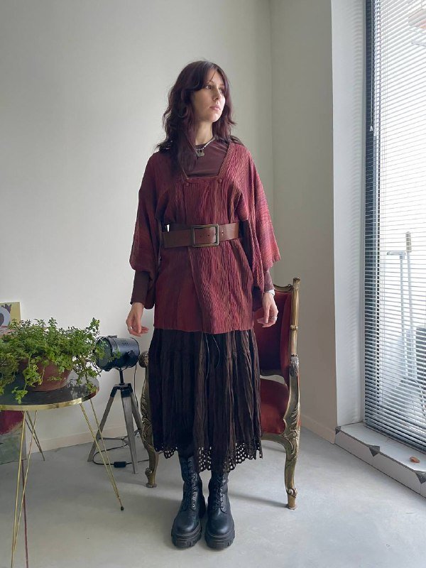 Кимоно бургунди, Хаори, Пальто