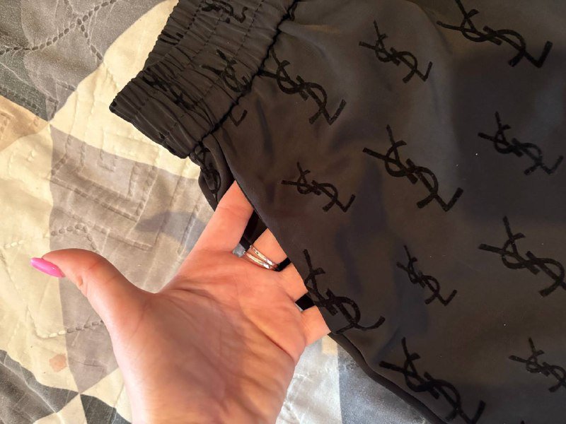 Штаны оверсайз черные 2