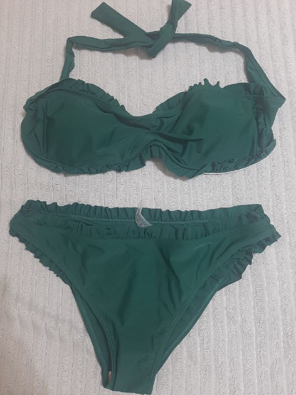 Купальники XL зеленый и синий 2