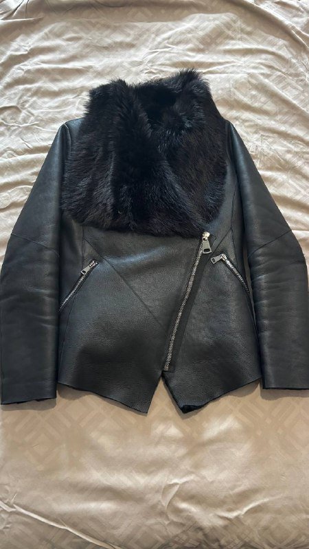 Дубленка натуральная женская размер 42