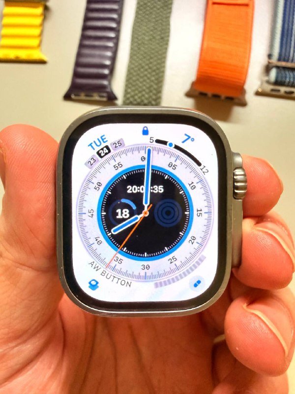Apple Watch Ultra 1gen with straps and USB-C charger