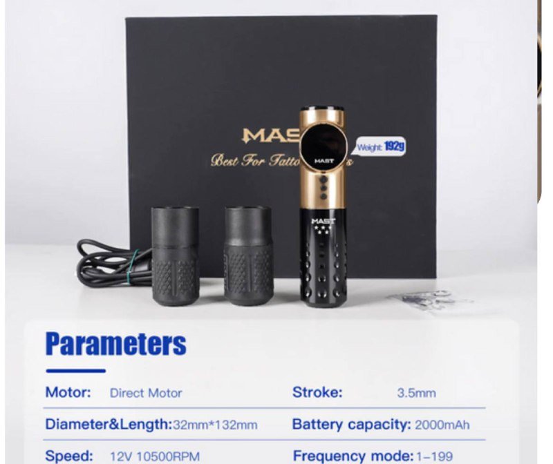 Тату машинка must pro и расходники