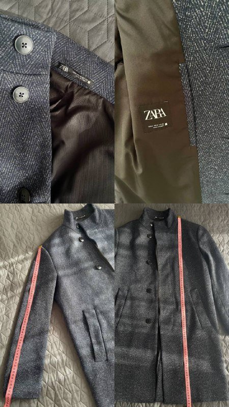 Пальто мужское ZARA размер М 3