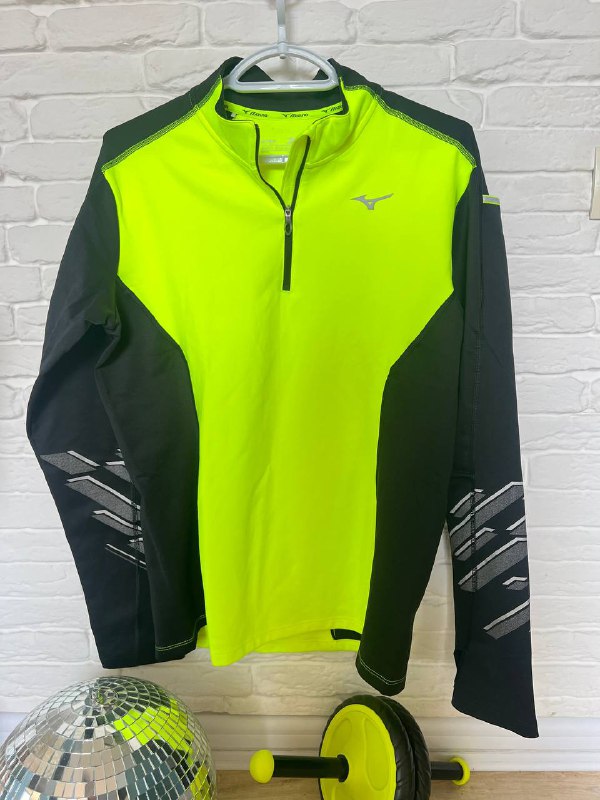 MIZUNO Vortex Warmalite HZ беговая куртка, желтый черный, размер М