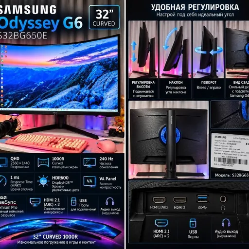 Монитор Samsung Odyssey G6 32"