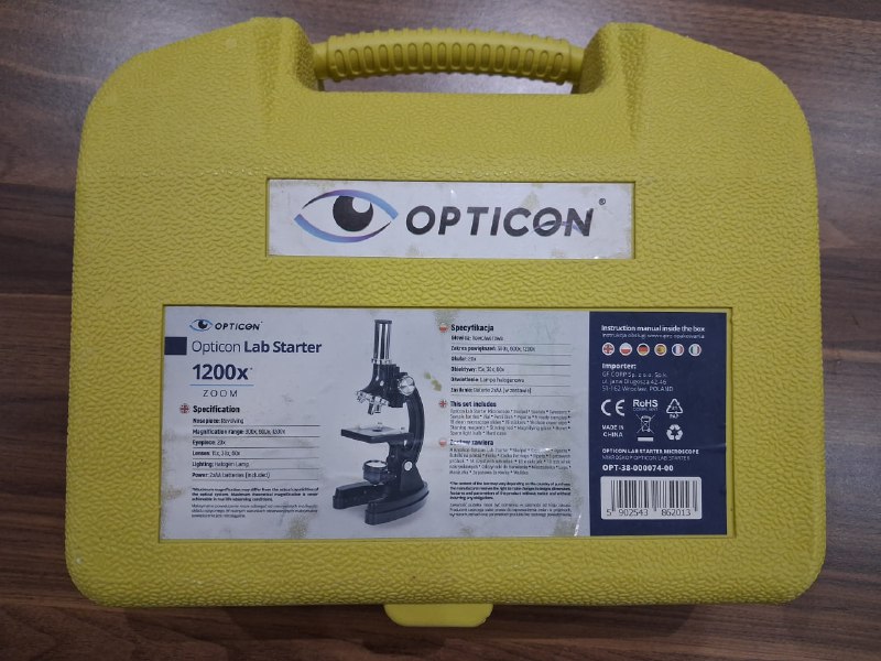 Микроскоп Opticon Lab Starter с набором инструментов