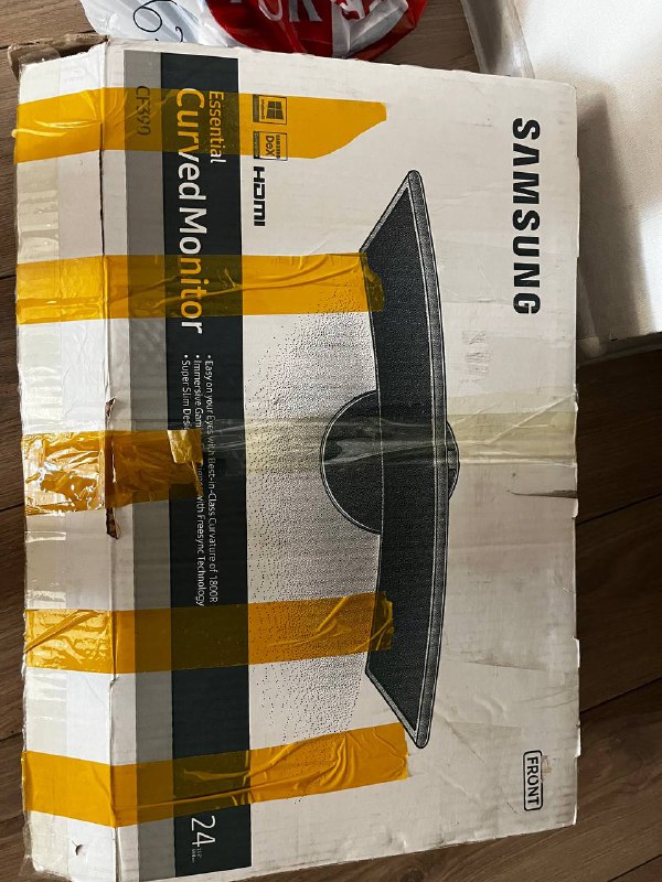 Монитор Samsung CF390 24" с гнутым экраном