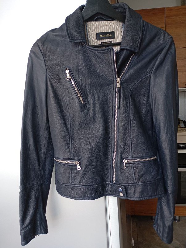 Женская куртка Massimo Dutti из натуральной кожи 2