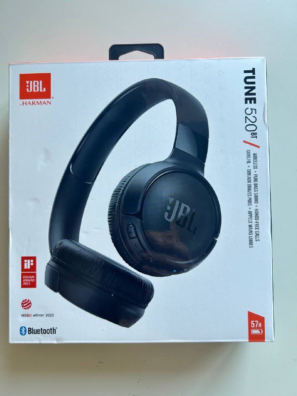Наушники JBL Tune T520 BT Wireless Black 2