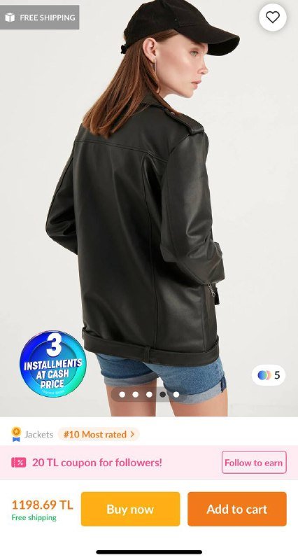 Женская кожаная куртка 3XL 4