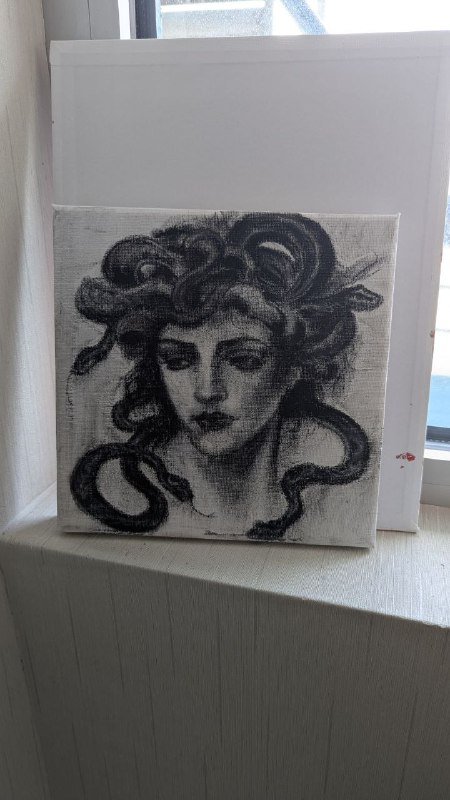 Книга Нотр-Дамм де пари, аромалампа с маслами, картины Медуза Горгона и Dark Angel 4