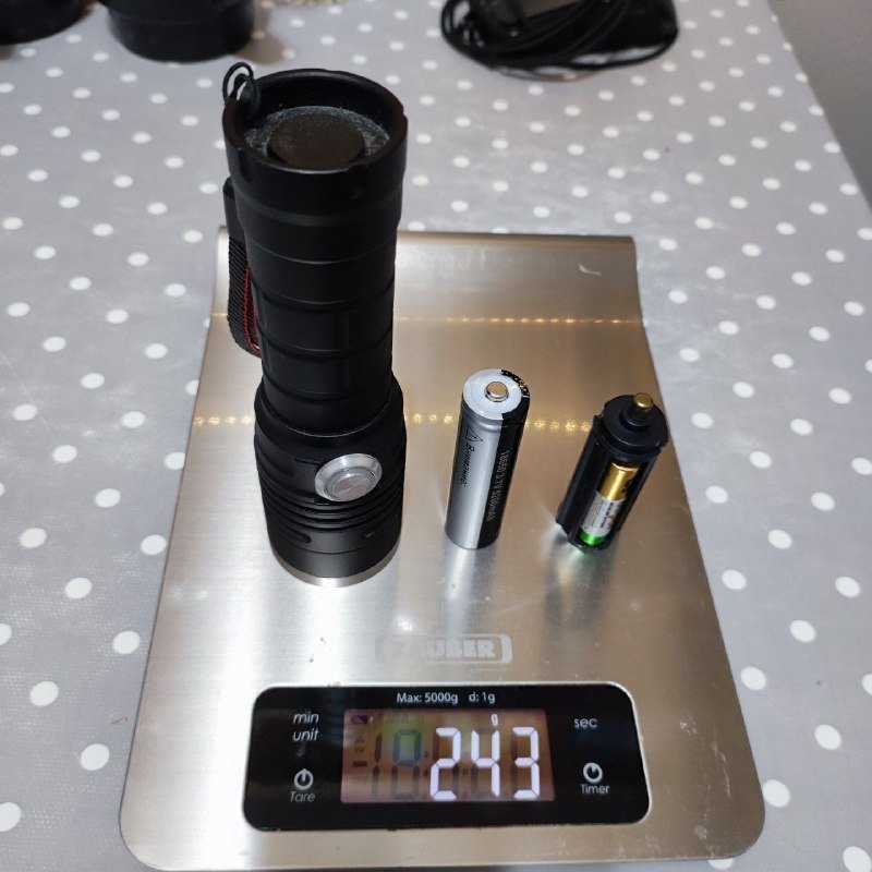 Фонарь LED с аккумулятором Поиск P-A07-P90