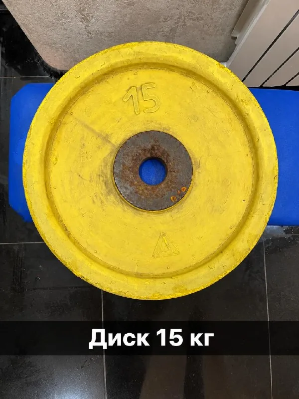 Диск для штанги 15 кг