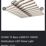 Профессиональная лампа для грова 1000W 1