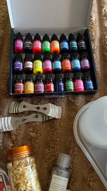 Набор для гипсовых фигурок, эфирные масла, красители, наклейки 3