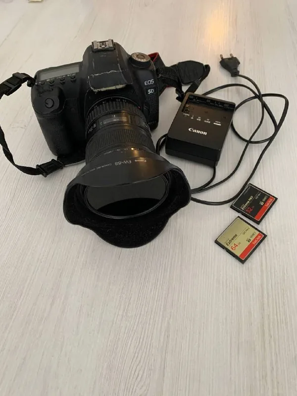 Canon 5D Mark II, CF карты, зарядка