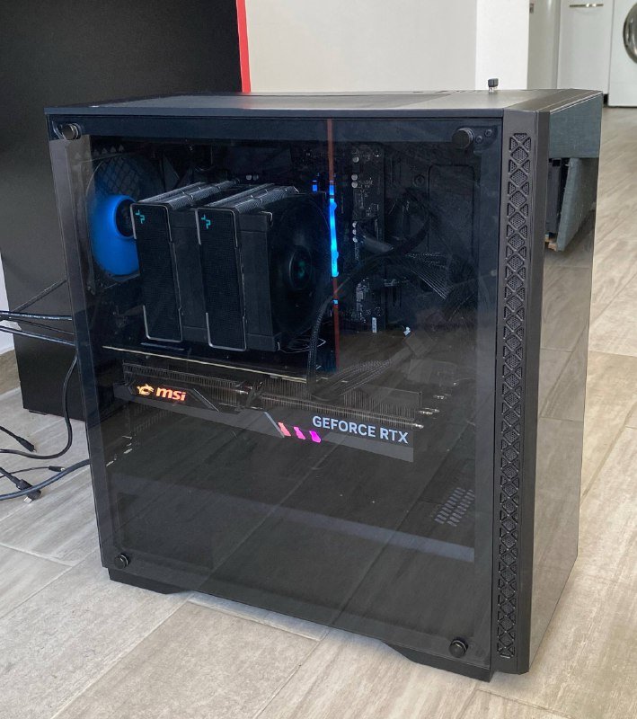 Игровой компьютер MSI 4080 super Ryzen 7 5700x 32GB 2TB SSD
