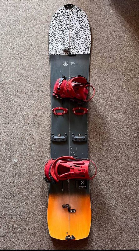 Burton chuter Splitboard, крепления Spark, камуса kohla