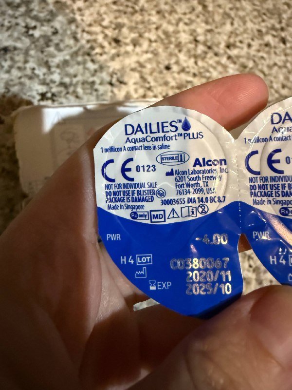 Контактные линзы Dailies AquaComfort Plus -4, 26 штук 3