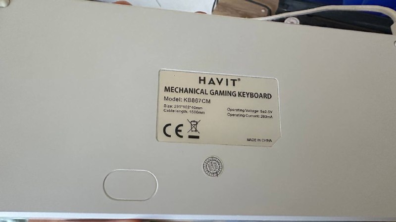 Механическая клавиатура Havit kb867cm 2