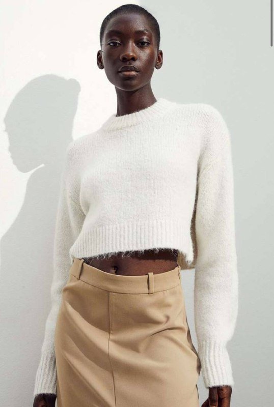 Cropped jumper H&M оверсайз размер M