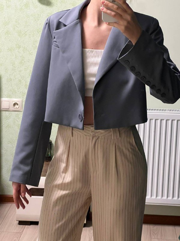 Пиджак короткий, штаны