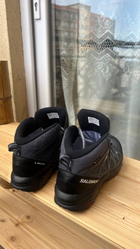 Ботинки кроссовки трекинговые Salomon X braze mid Goretex 3